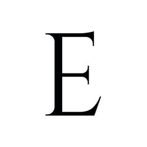 Elvara E monogram
